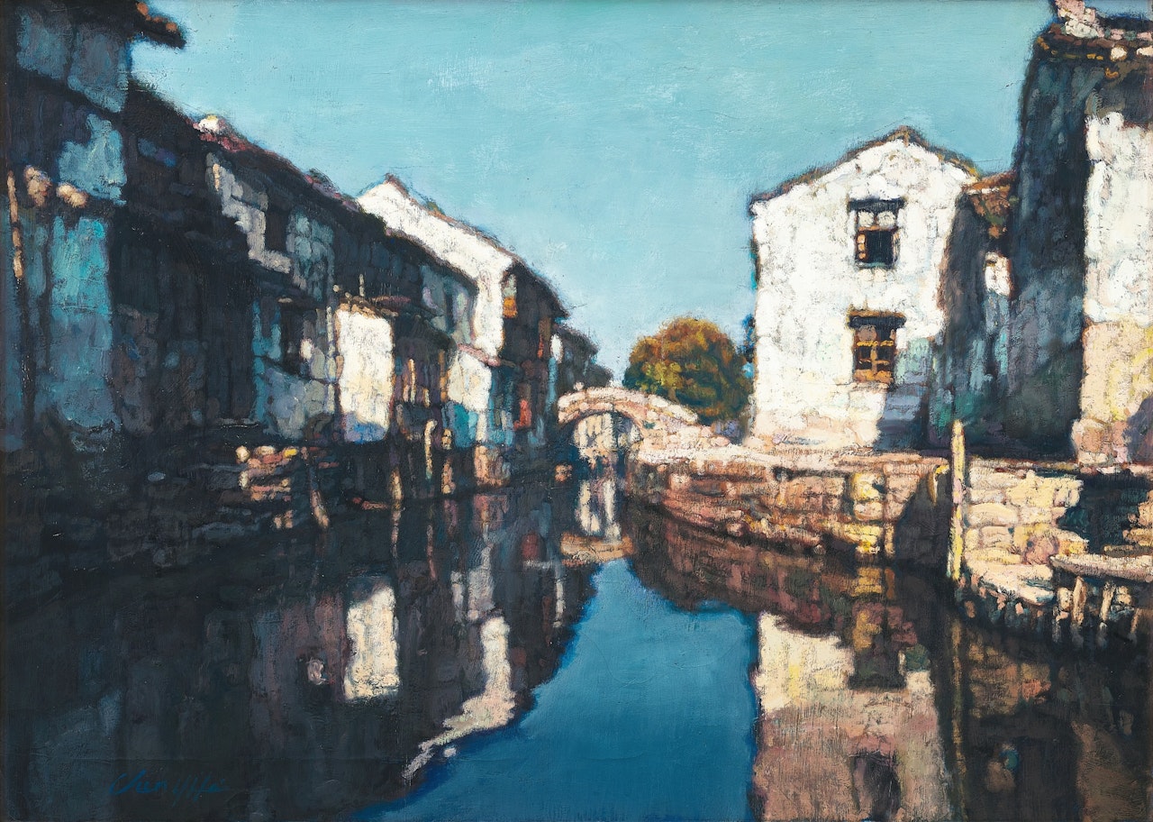 Water valley I  by Chen Yifei