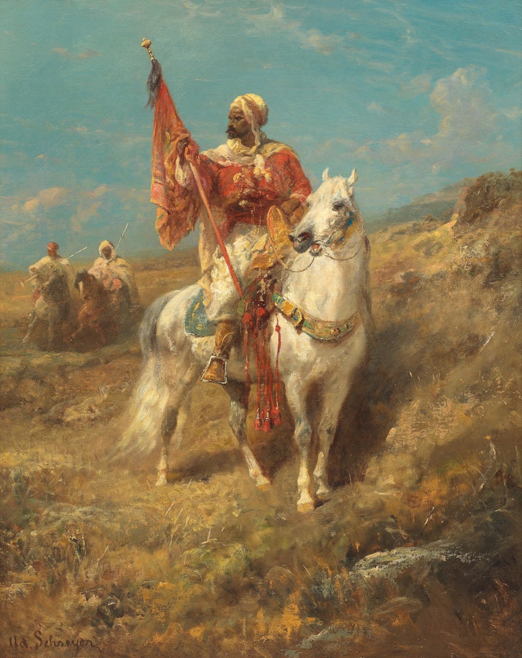 The standard bearer by Adolf Schreyer