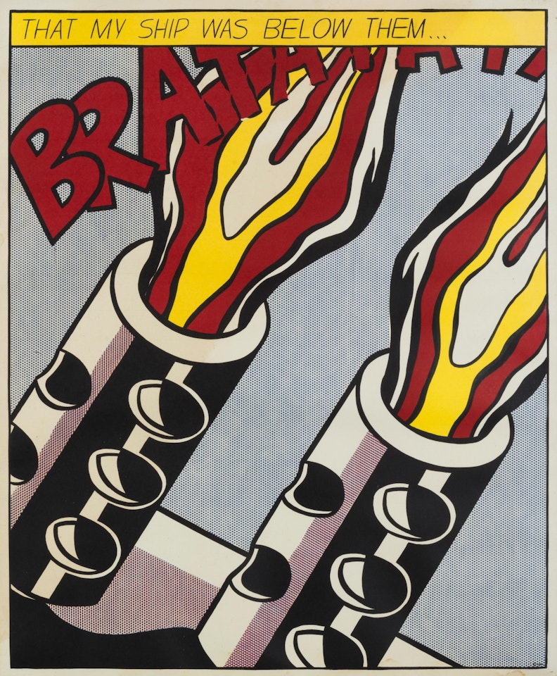 As I opened fire by Roy Lichtenstein