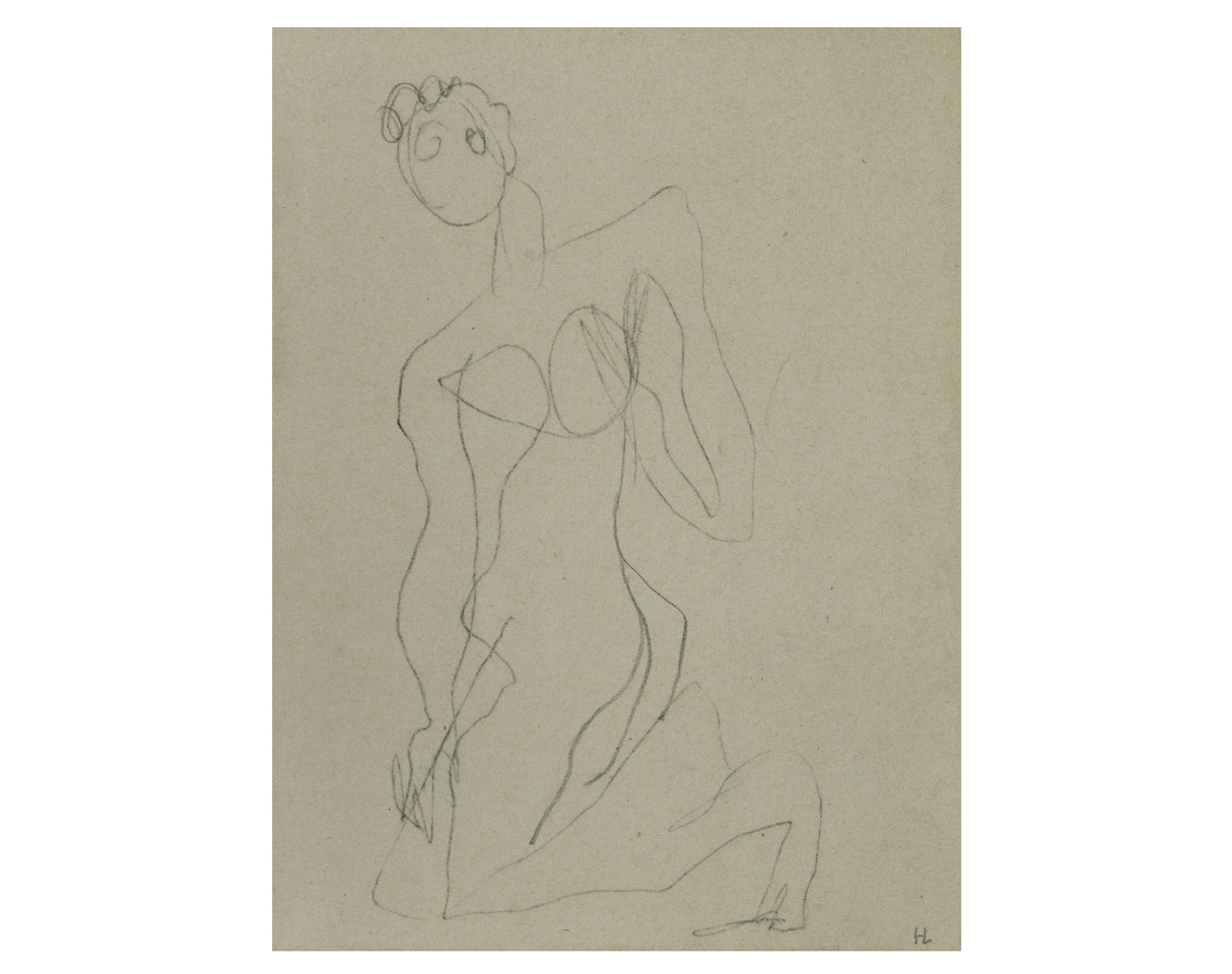 Kneeling woman by Henri Laurens