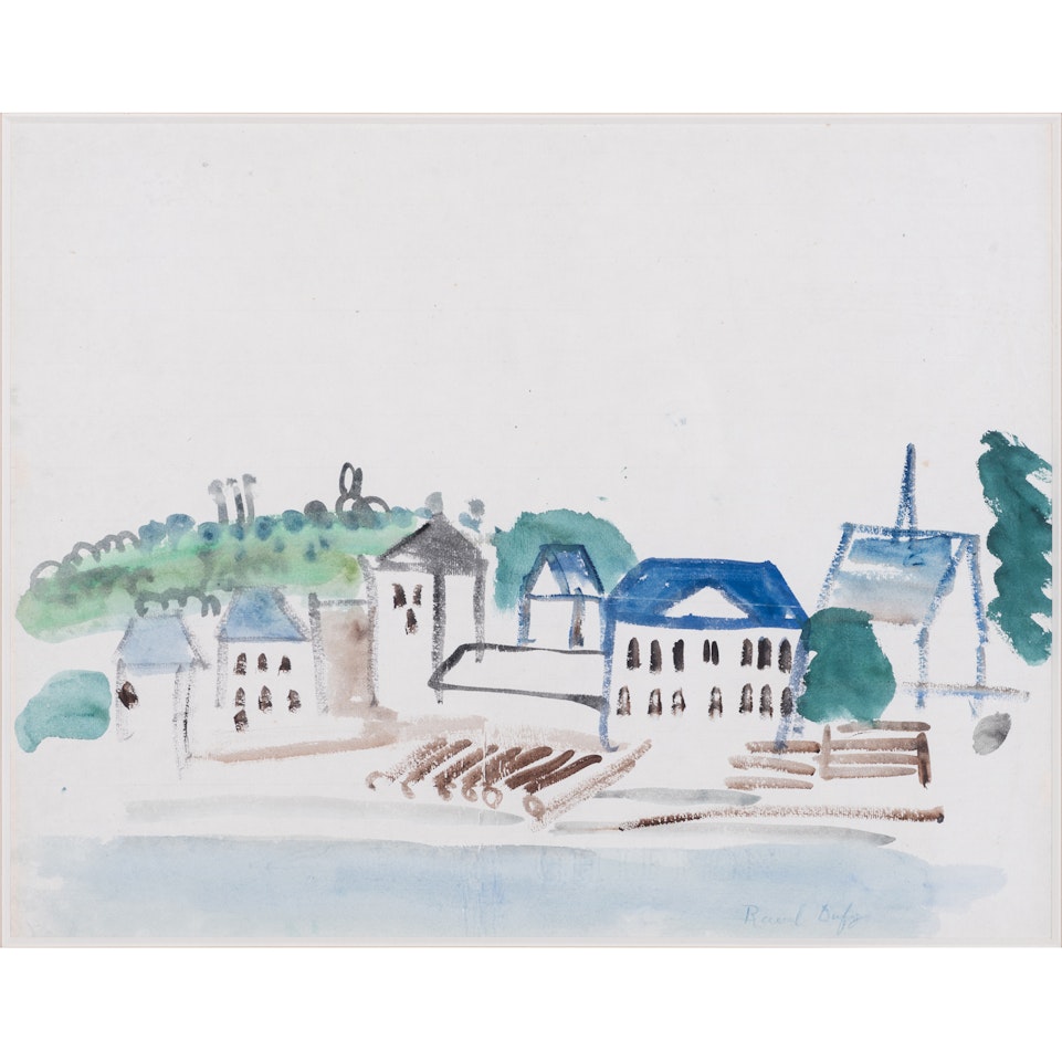 Saint-Jeannet by Raoul Dufy