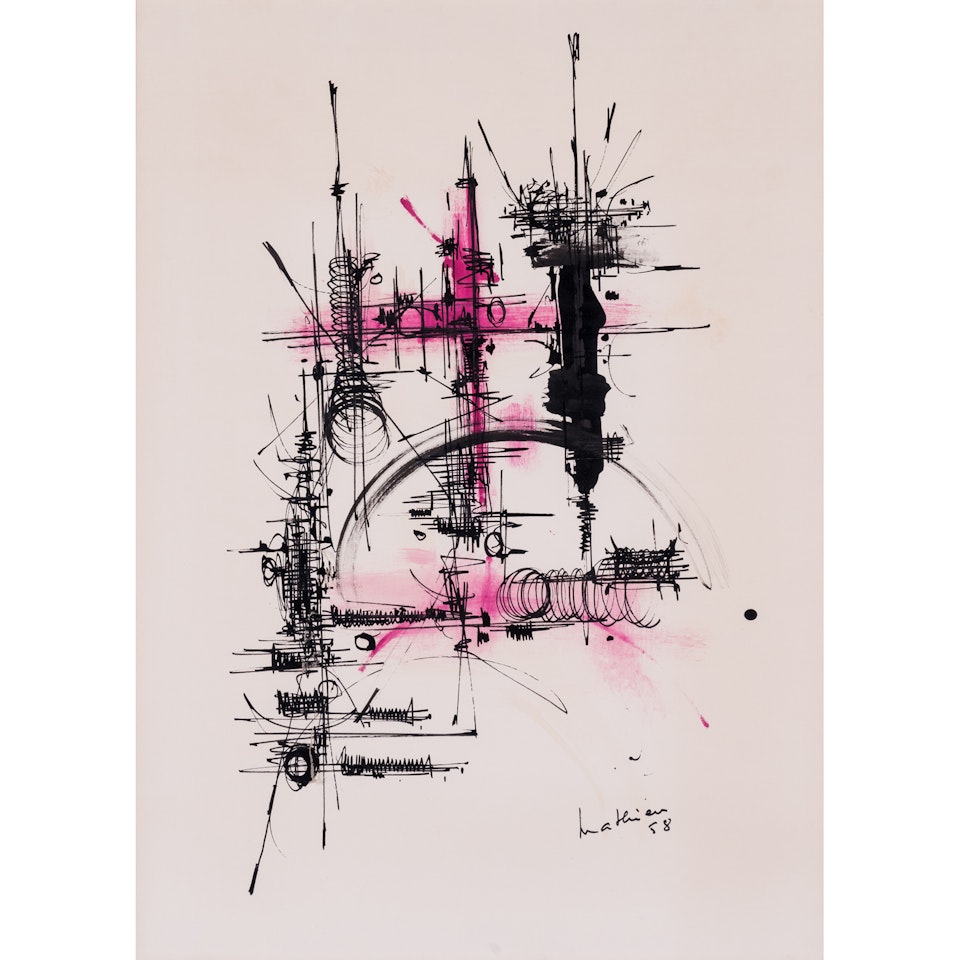 Composition by Georges Mathieu