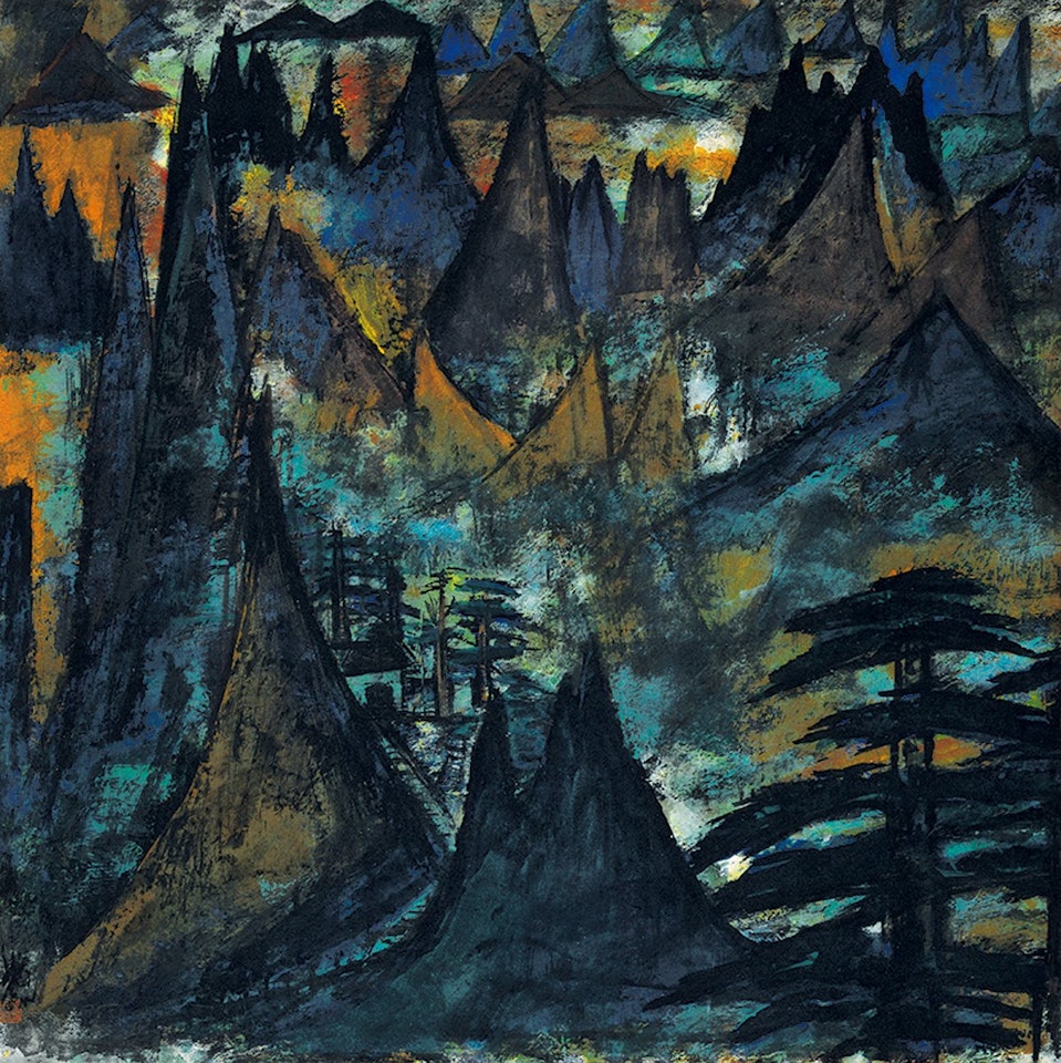 A Dream of Mountain by Lin Fengmian