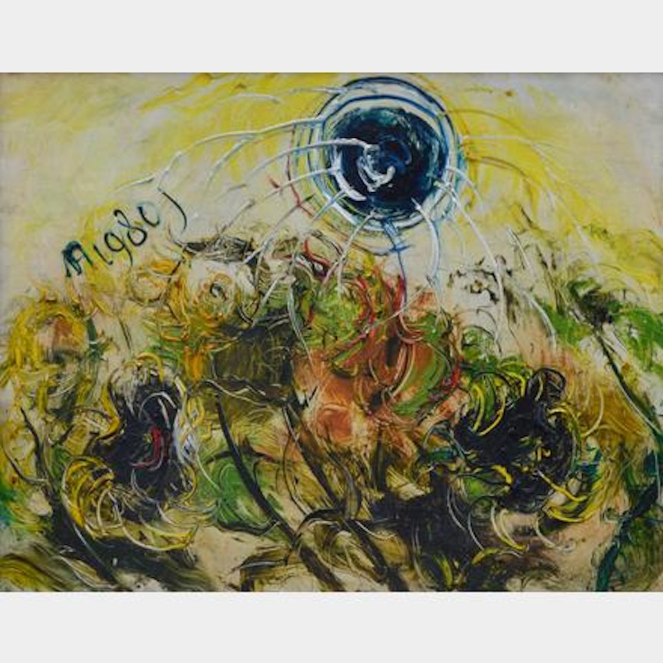 Blooming Sunflowers by Affandi