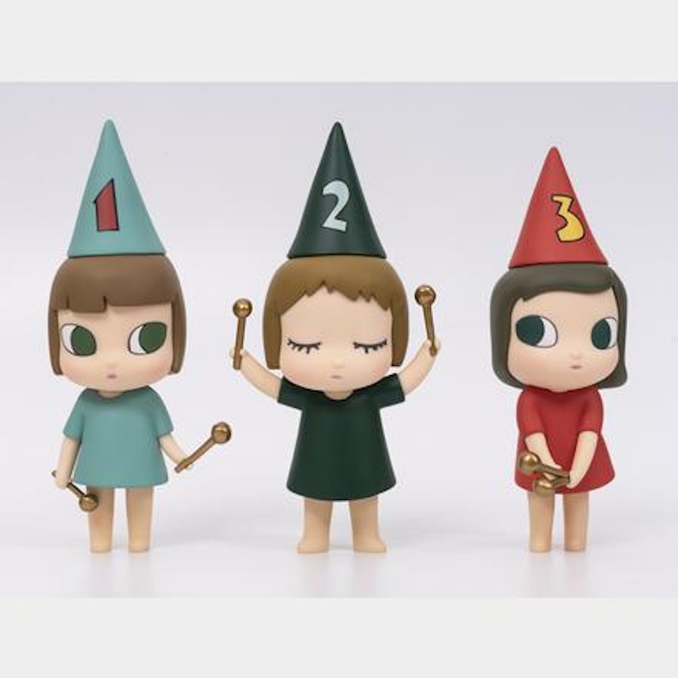 123 Drumming Girls by Yoshitomo Nara