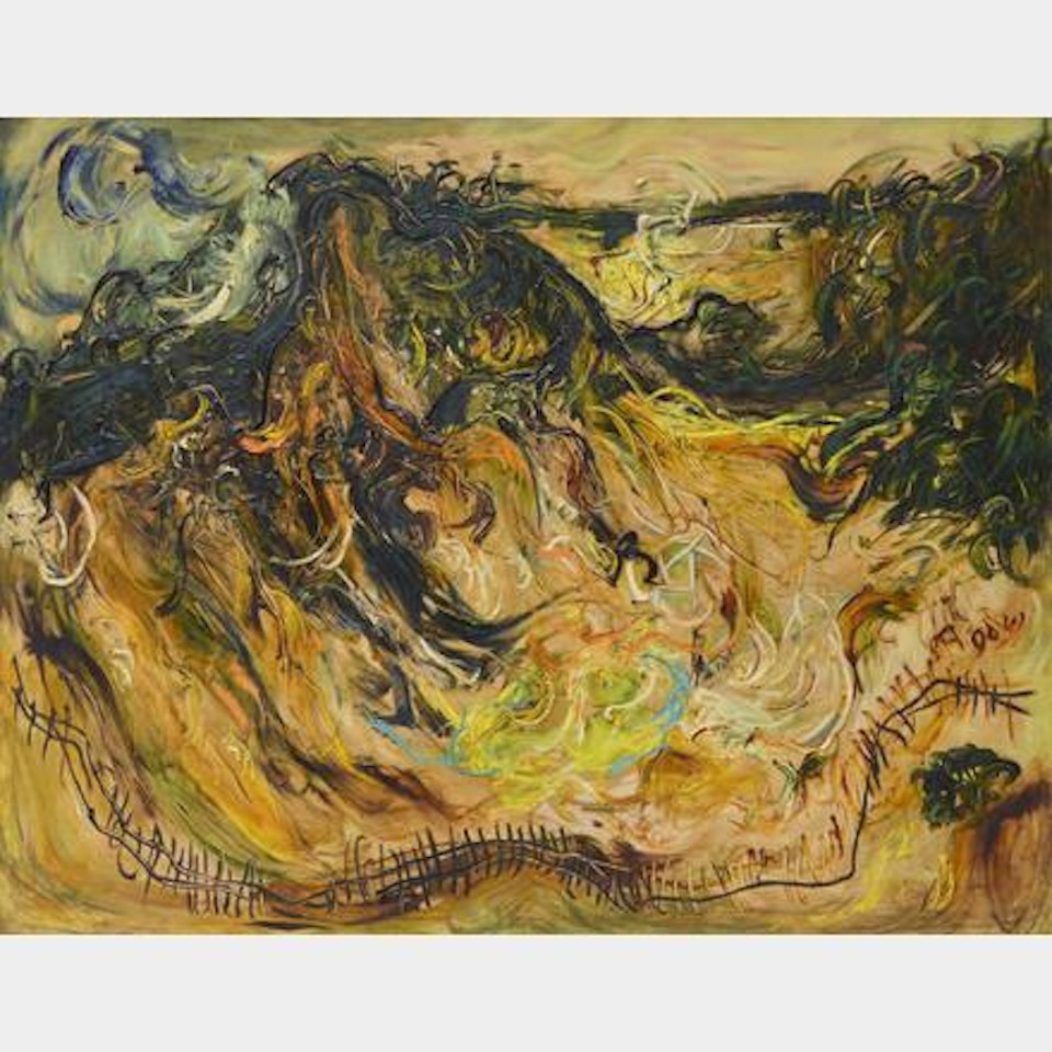 Tangkuban Perahu by Affandi