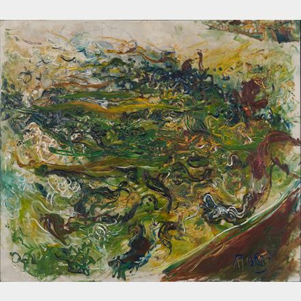 Landscape by Affandi