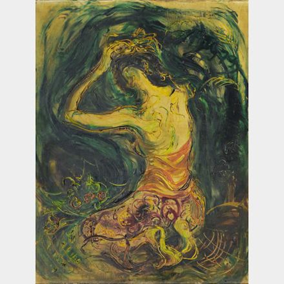 Offerings to The God by Affandi