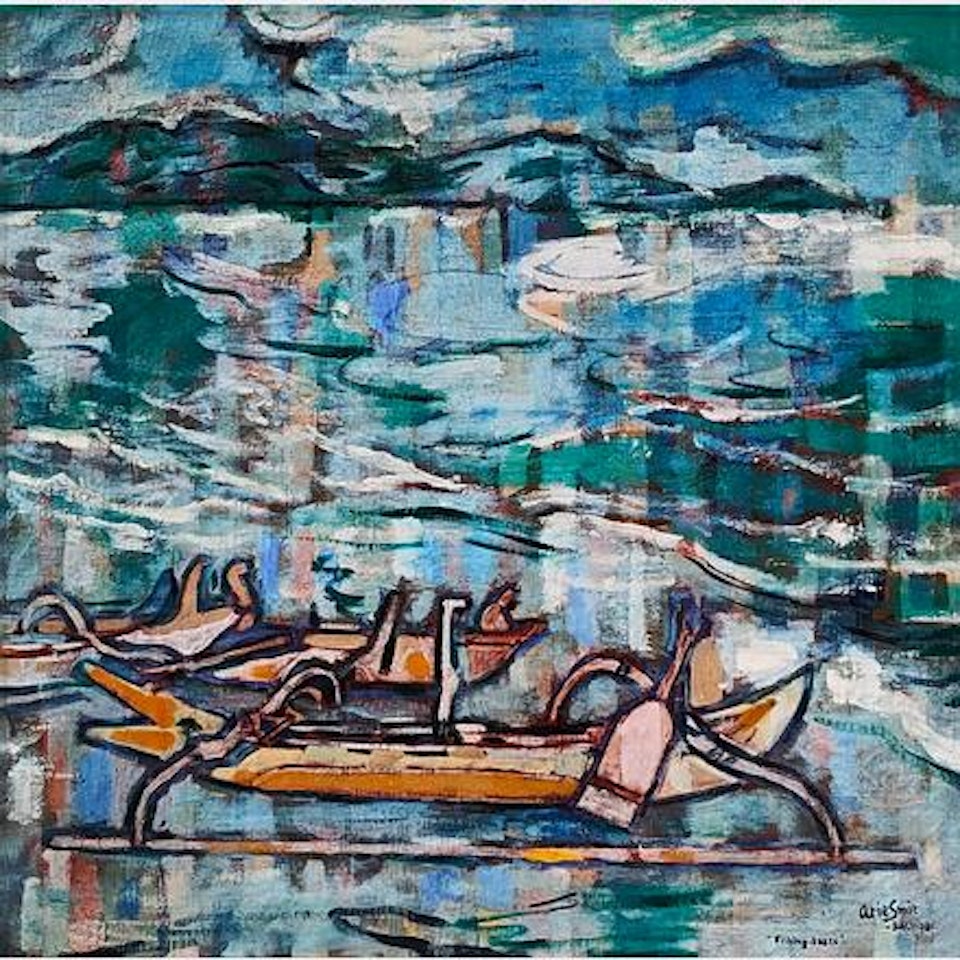 Fishing Boats by Arie Smit