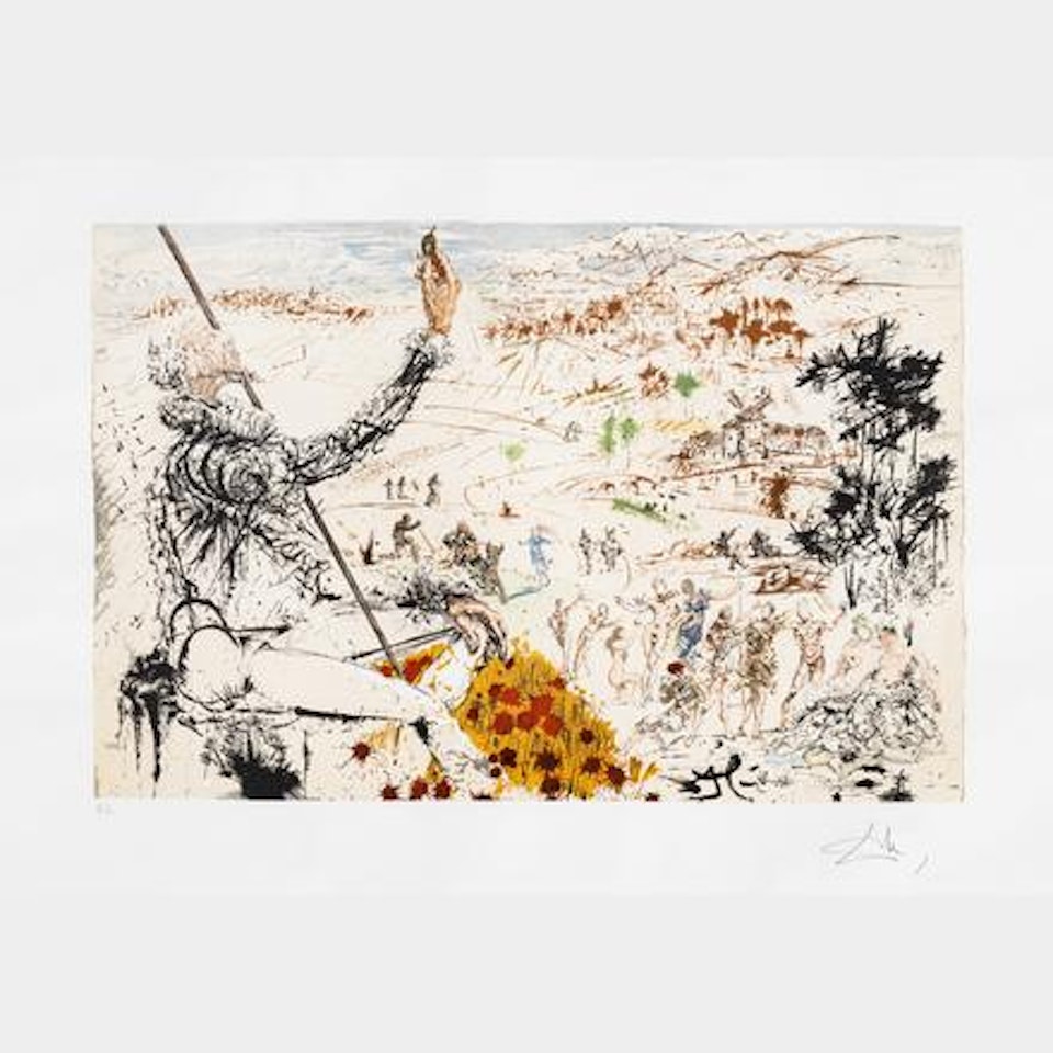 Don Quixote by Salvador Dali