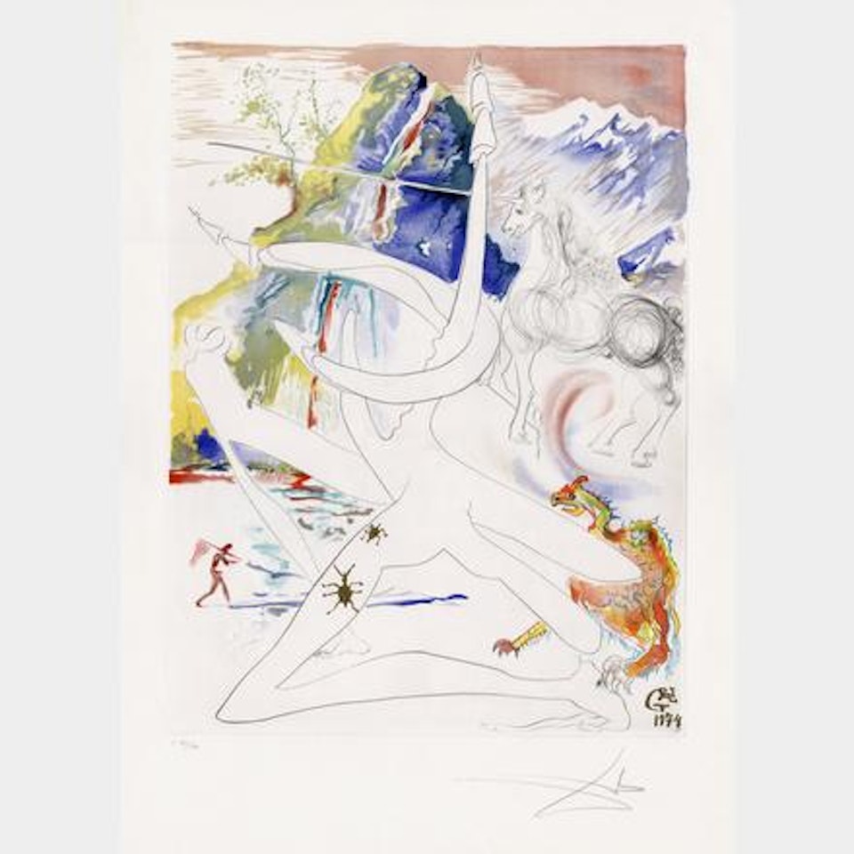 La Conquete du Cosmos by Salvador Dali