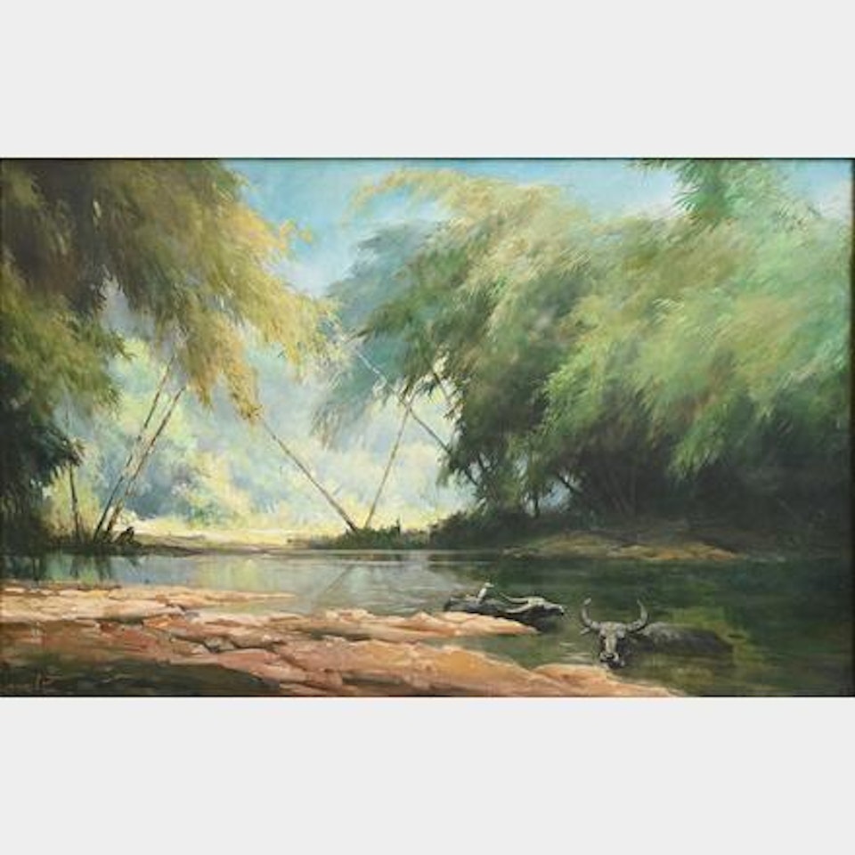 A Quiet Hour by Raden Basoeki Abdullah