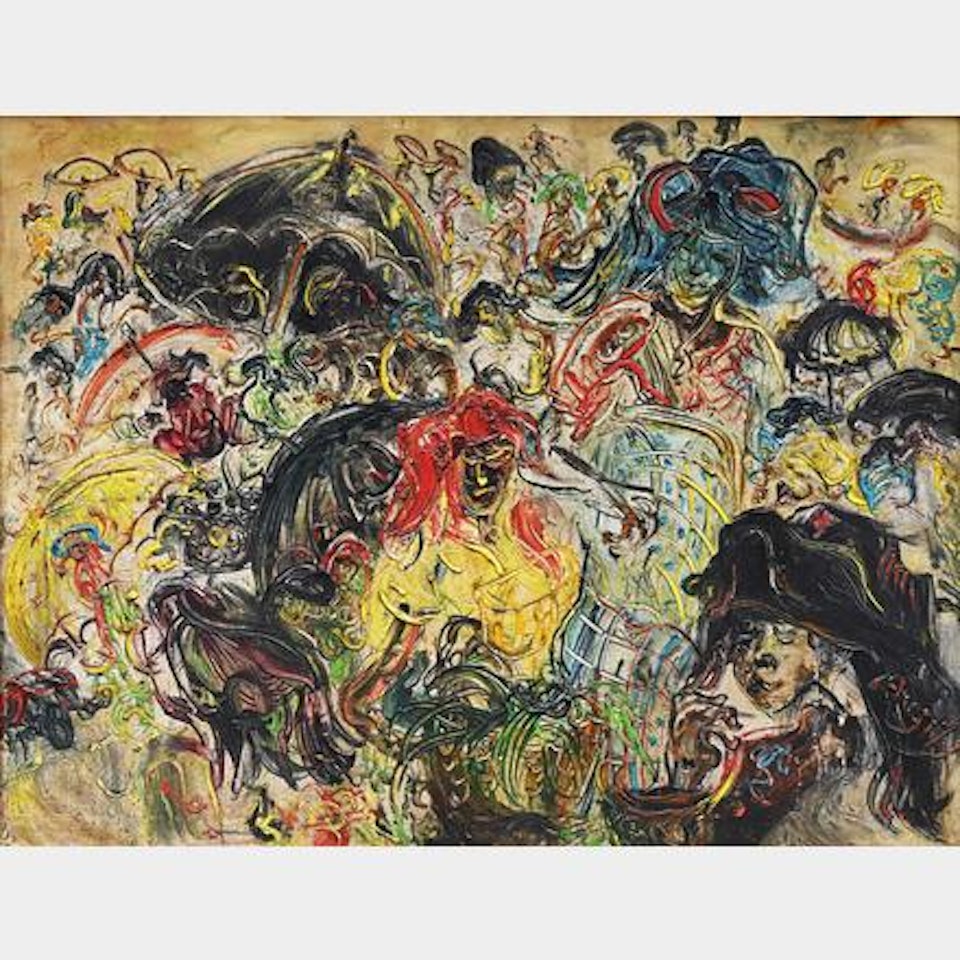 Pasar Festival ( Market Festival ) by Affandi