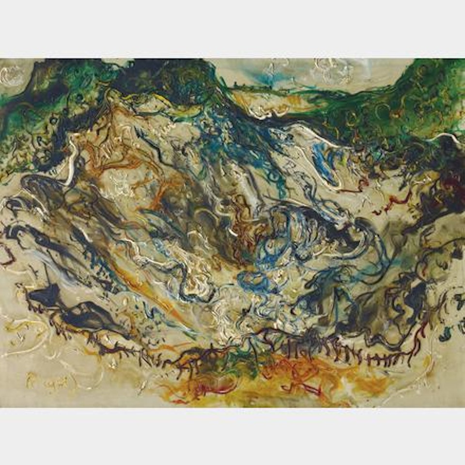 Tangkuban Perahu (Mountain Tangkuban) by Affandi