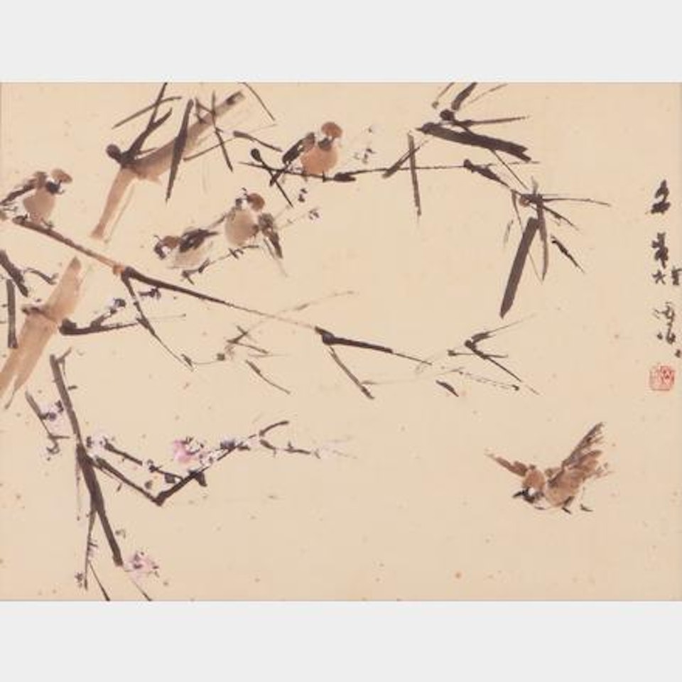 Sparrows by Chen Wen Hsi