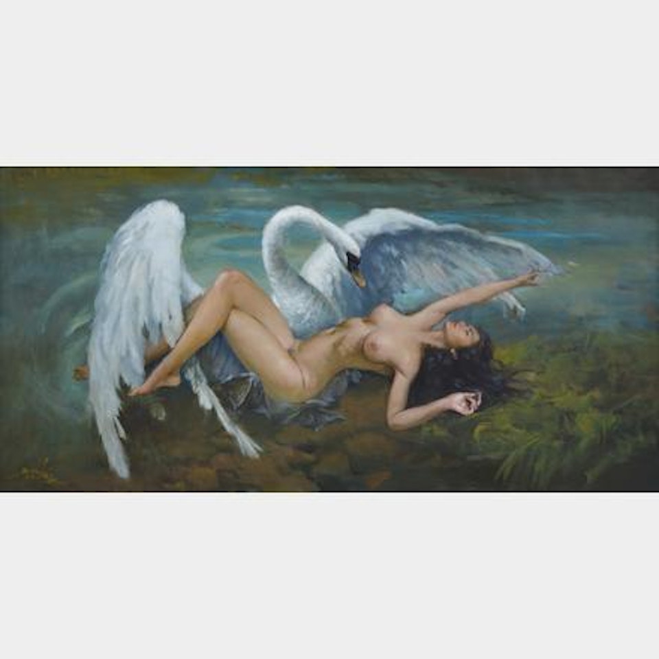 Nudity ( Dreaming Woman ) by Raden Basoeki Abdullah