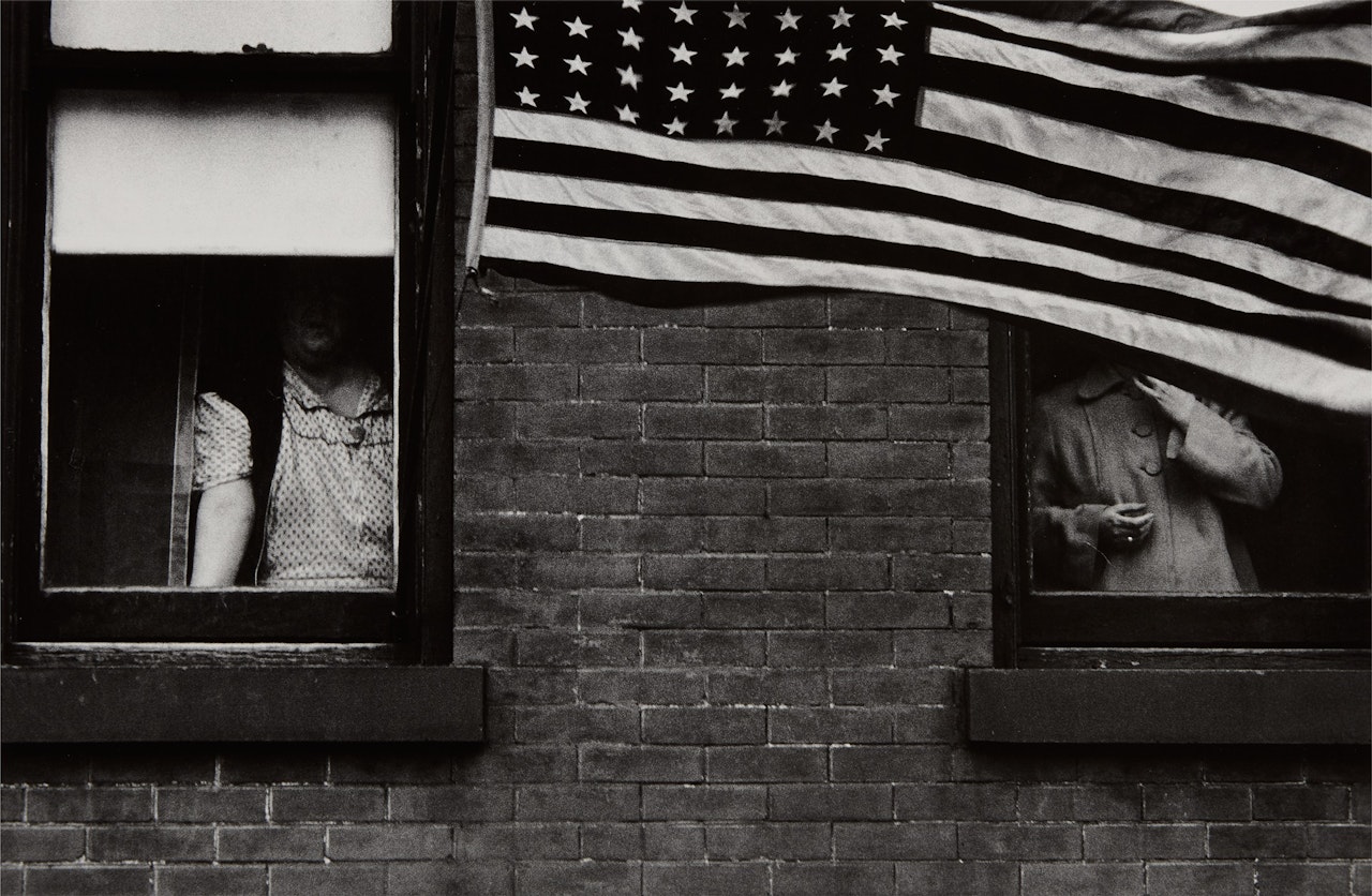 Parade - Hoboken, New Jersey by Robert Frank