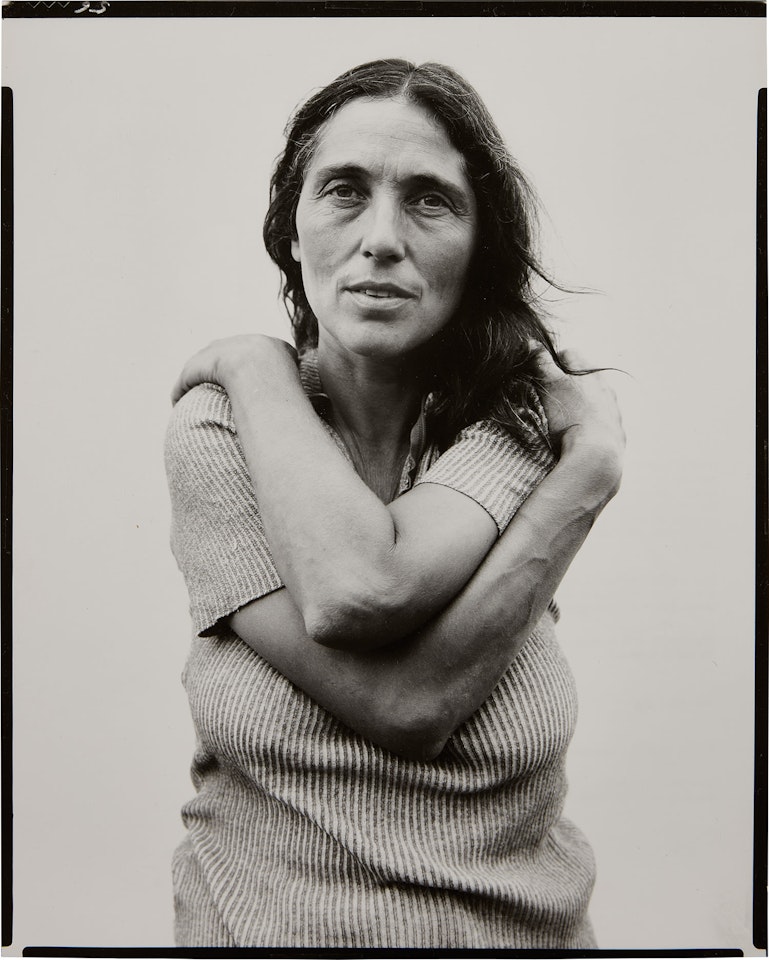 June Leaf, sculptress, Mabou Mines, Nova Scotia by Richard Avedon