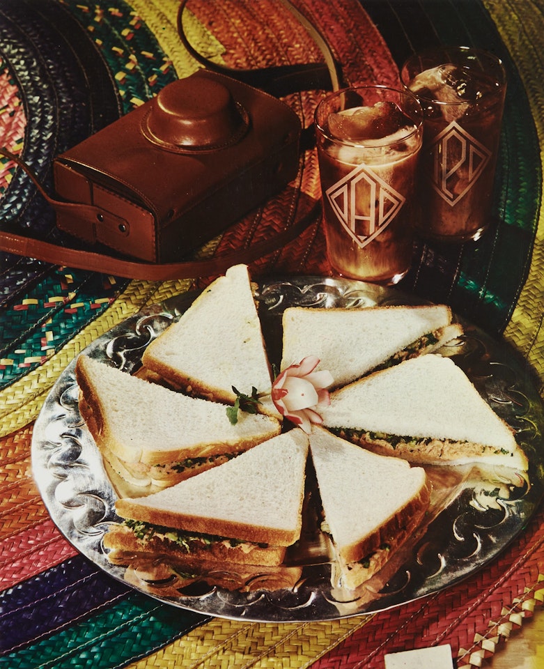 Sandwiches on Tray by Paul Outerbridge, Jr