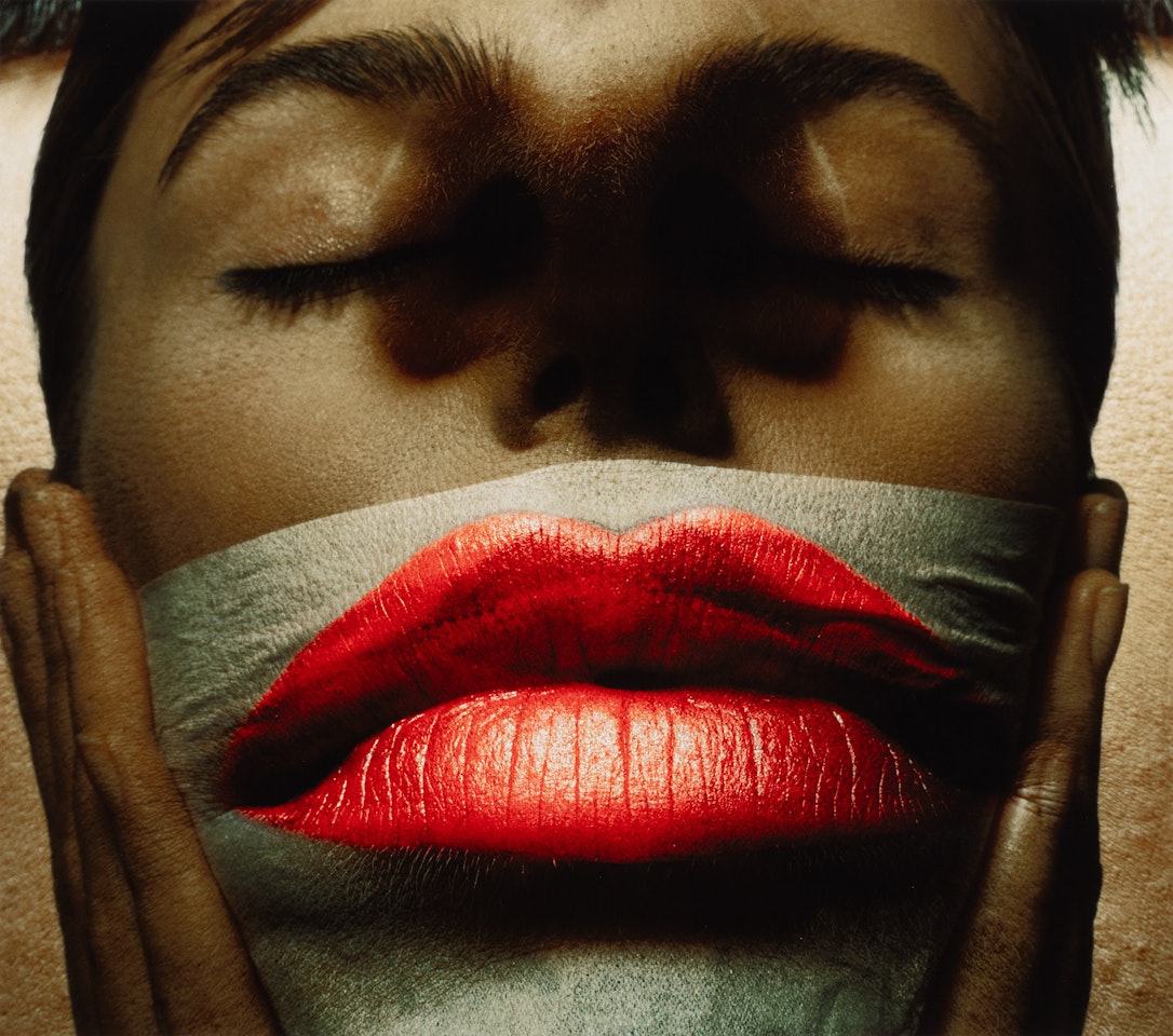 Red Lips, New York by Irving Penn