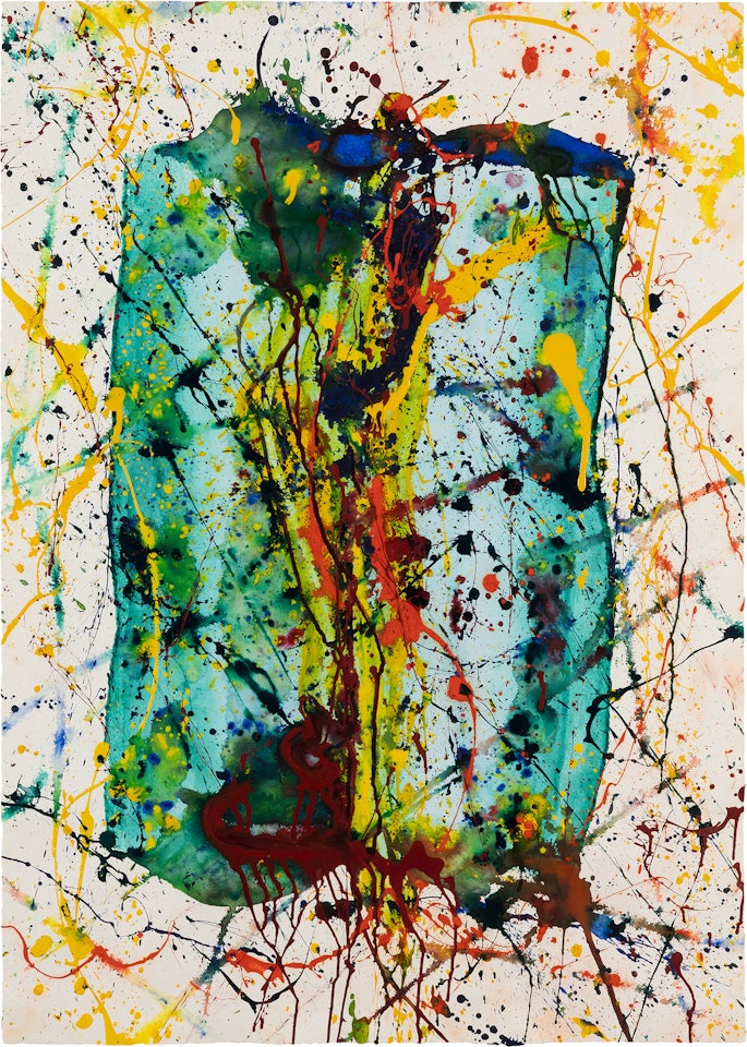 Untitled (SF91-76; SF90-903PRS) by Sam Francis