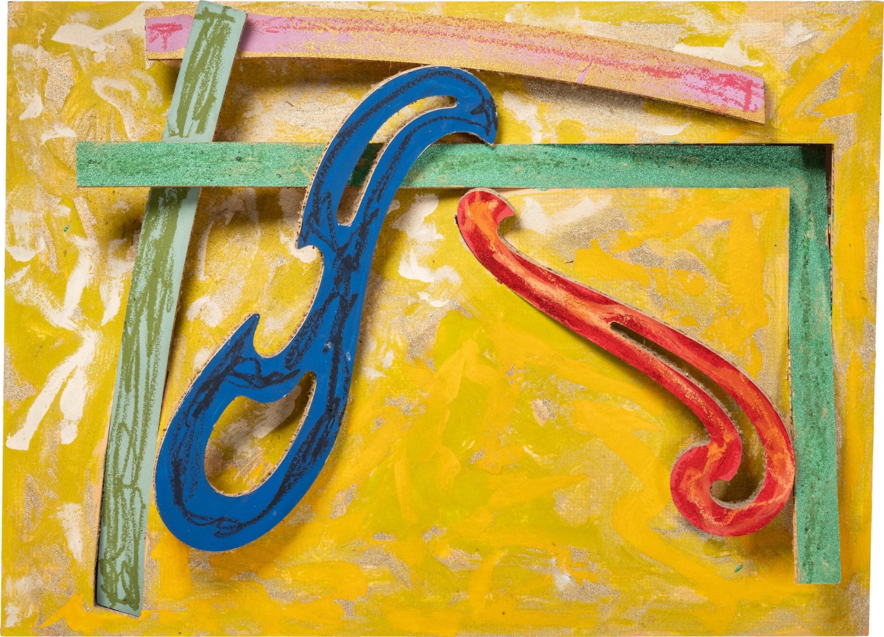 Green Solitaire by Frank Stella