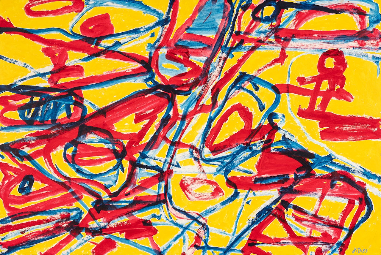 Mire G 95 (Kowloon) by Jean Dubuffet