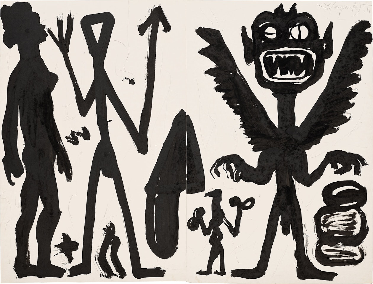 Untitled by A.R. Penck