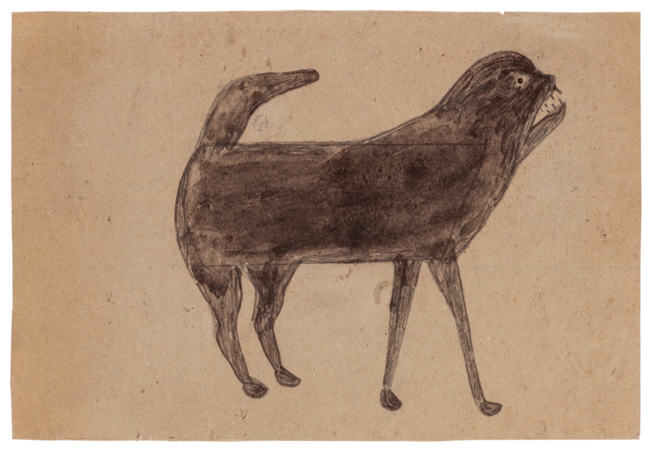 Fierce Dog by Bill Traylor