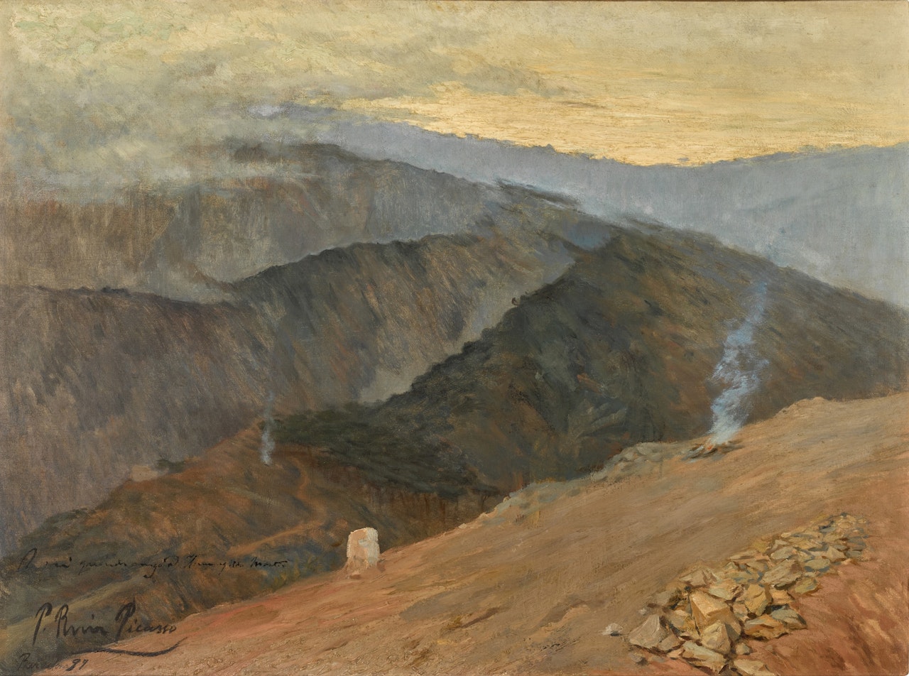 Montaignes près de Malaga by Pablo Picasso