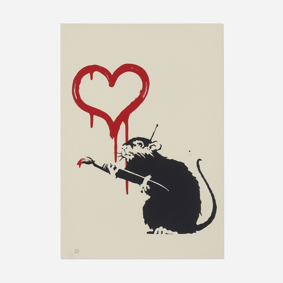 Love Rat by Banksy