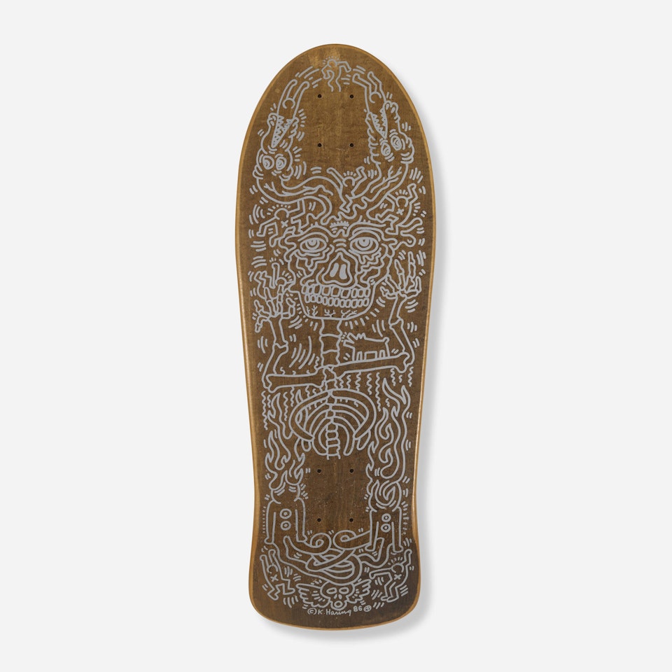 Pop Shop skateboard deck by Keith Haring