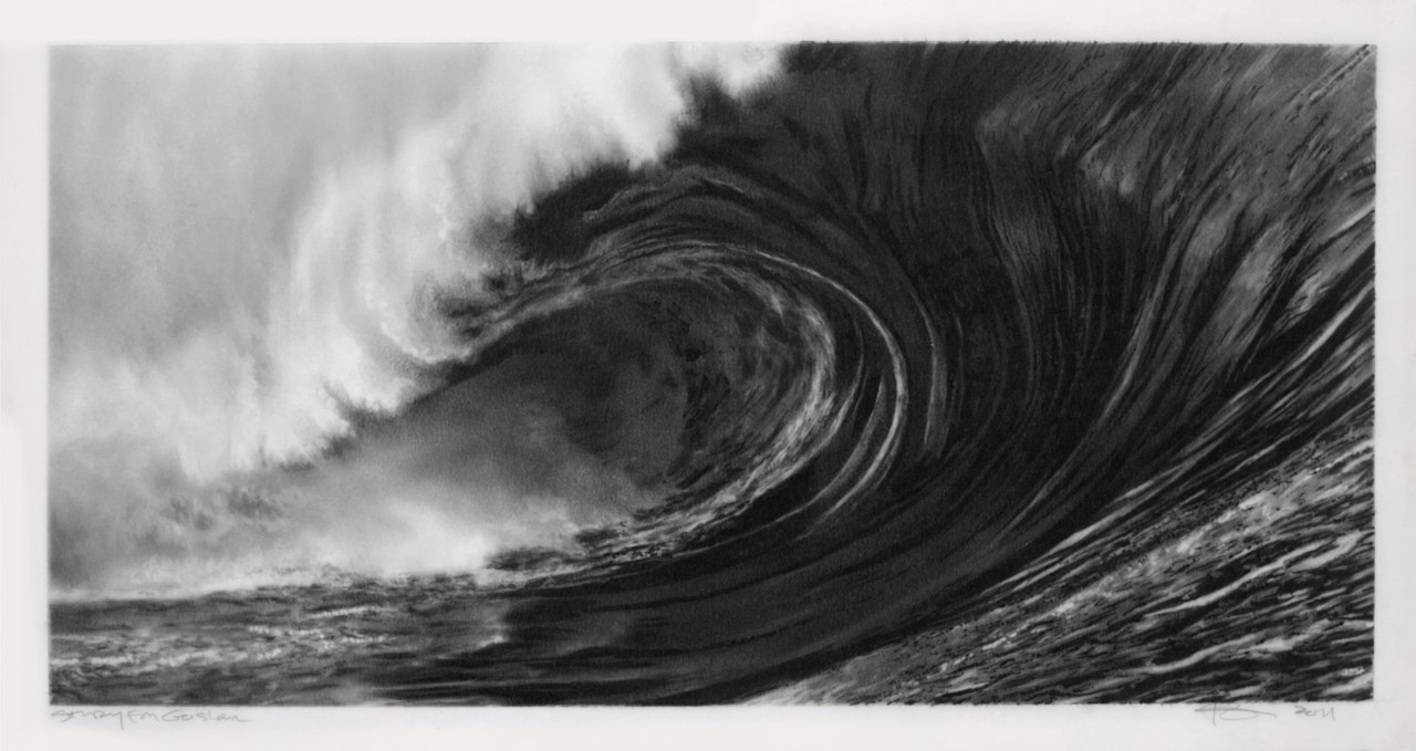 Study for Goslar Wave by Robert Longo