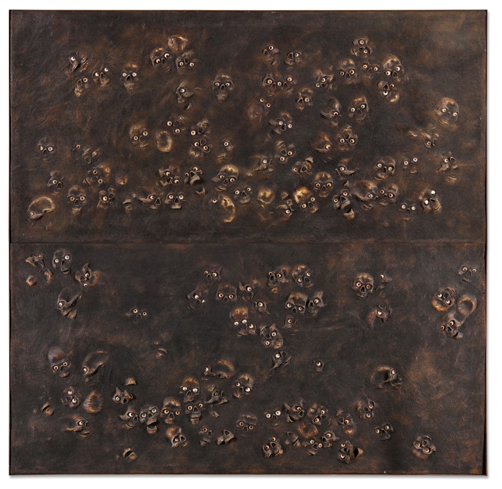 Skull Wall Panel by Jake & Dinos Chapman