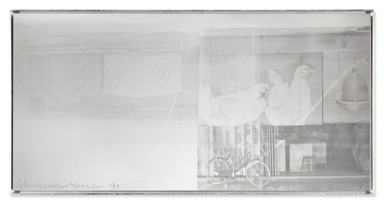 Monday (Phantom Series) by Robert Rauschenberg