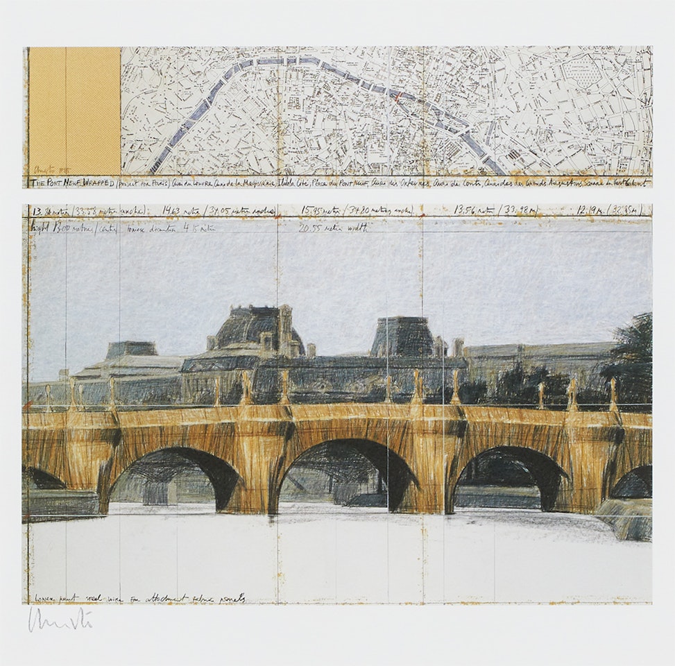 The Pont Neuf Wrapped, Project for Paris, II by Christo
