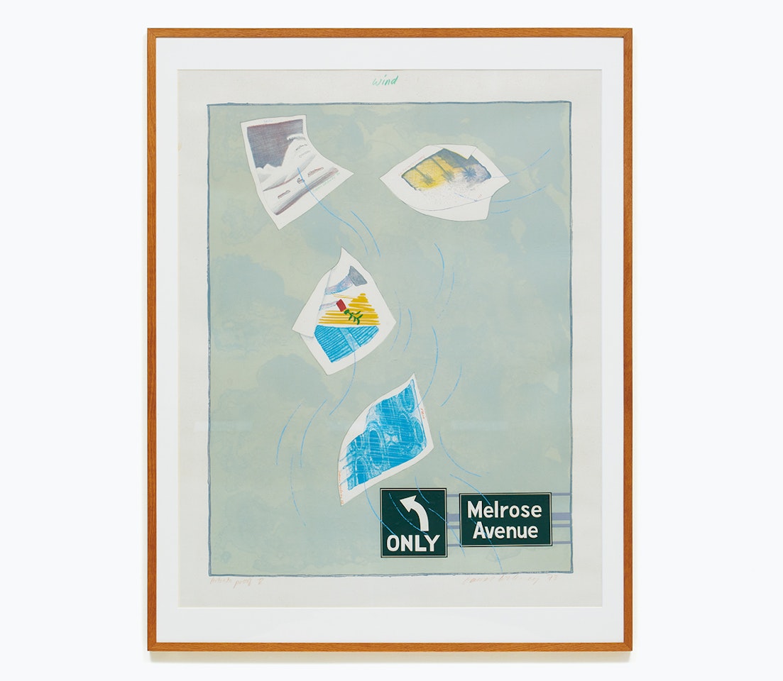 Wind, from The Weather Series (S.A.C. 141/ M.C.A.T. 132) by David Hockney