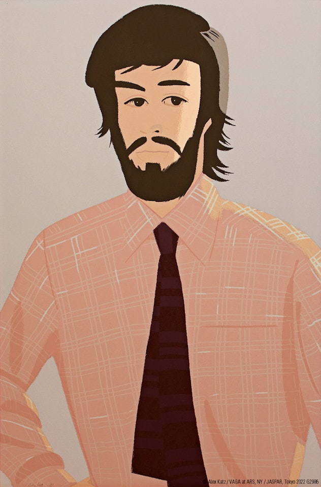 Plaid Shirt 1 (Cantz 128) by Alex Katz