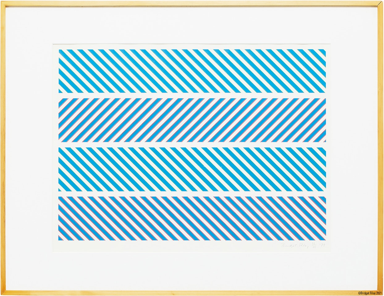 Untitled, from Rothko Portfolio (Schubert 19) by Bridget Riley