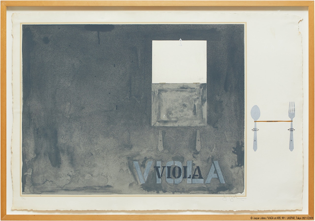 VIOLA (ULAE 117) by Jasper Johns