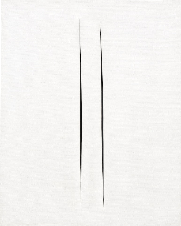 Concetto spaziale, Attese by Lucio Fontana