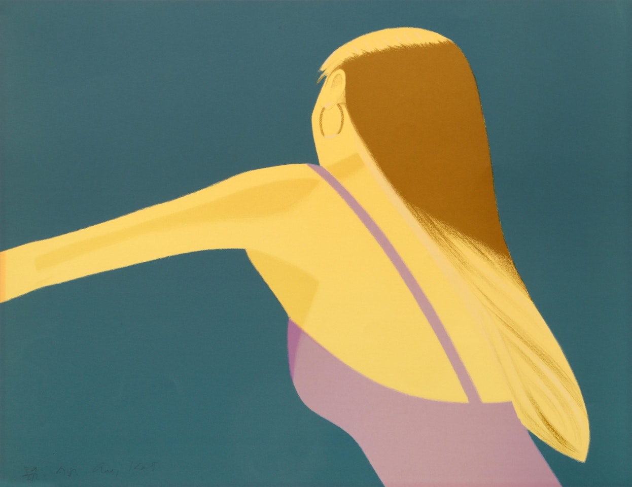 Night; William Dunas Dance 1 (Pamela) by Alex Katz