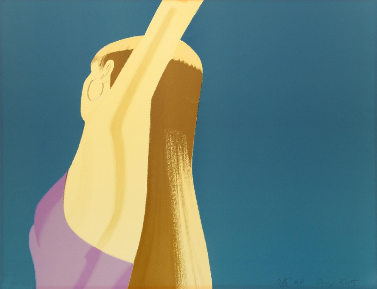 Night; William Dunas Dance 2 (Pamela) by Alex Katz