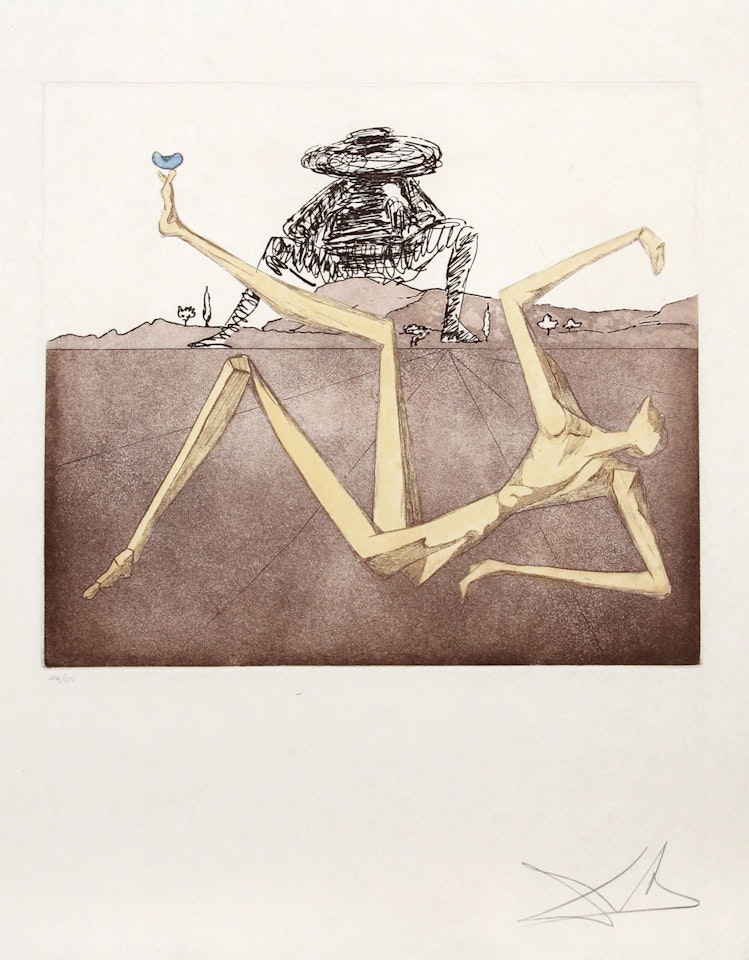 The Heart of Madness from Historia de Don Quichote de la Mancha by Salvador Dali