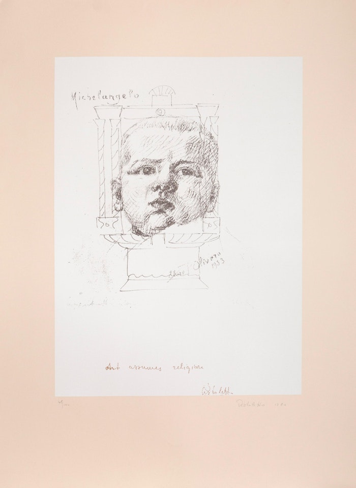No. 5; I Am the Third by Michelangelo Pistoletto