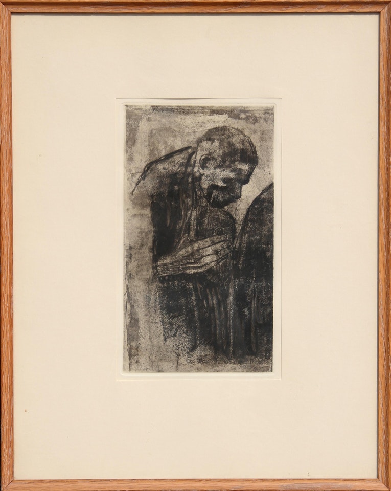 Untitled - Portrait of a Man by Kathe Kollwitz