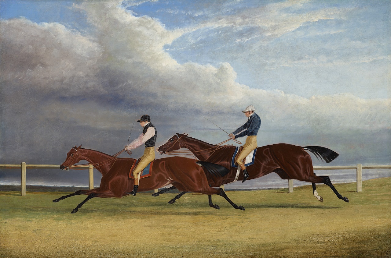 'Matilda' and 'Mameluke': The Finish of the  St. Leger by John Frederick Herring
