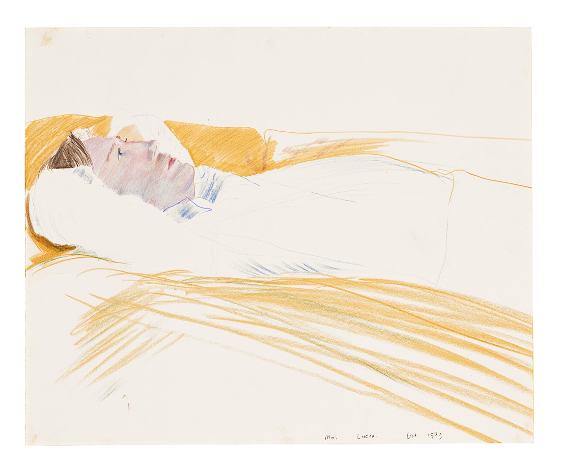 Mo, Lucca by David Hockney