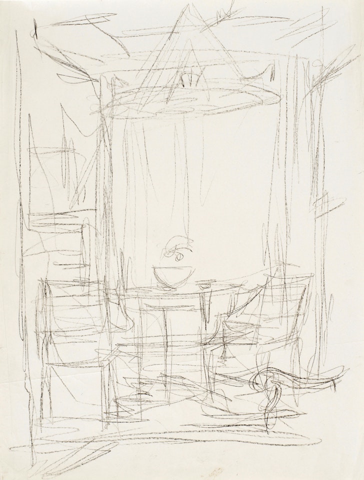 Intérieur chez Tériade by Alberto Giacometti