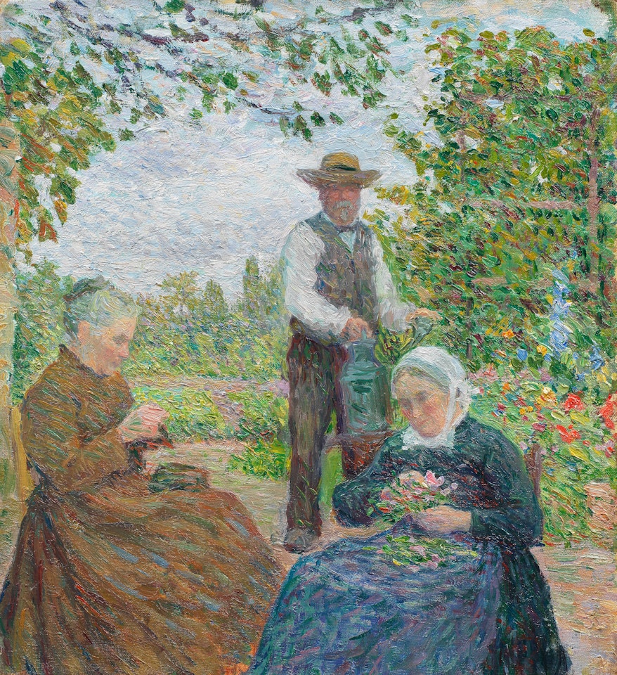 La cueillette des fleurs by Henri Lebasque